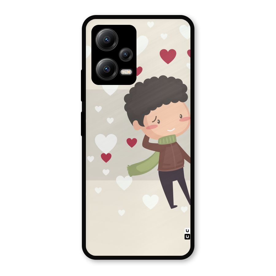 Boy in love Metal Back Case for Redmi Note 12 5G