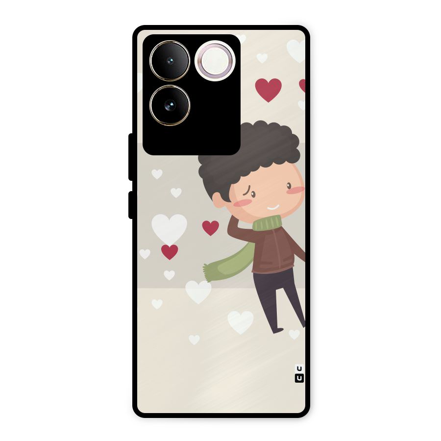 Boy in love Metal Back Case for Vivo T2 Pro