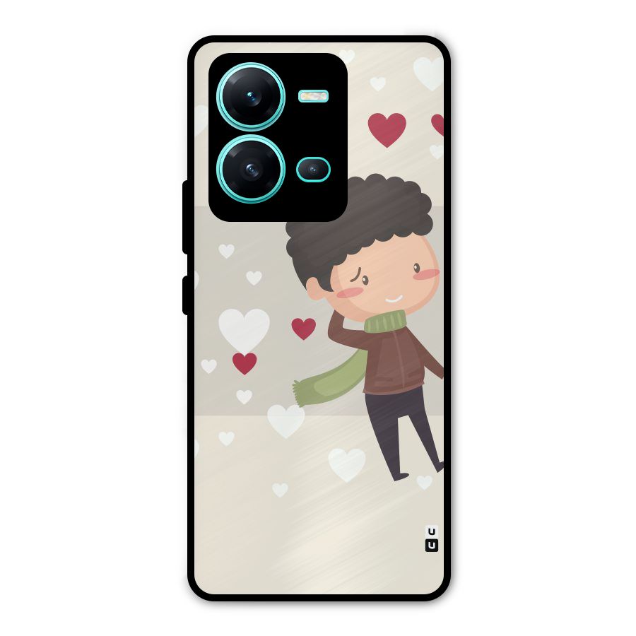 Boy in love Metal Back Case for Vivo V25