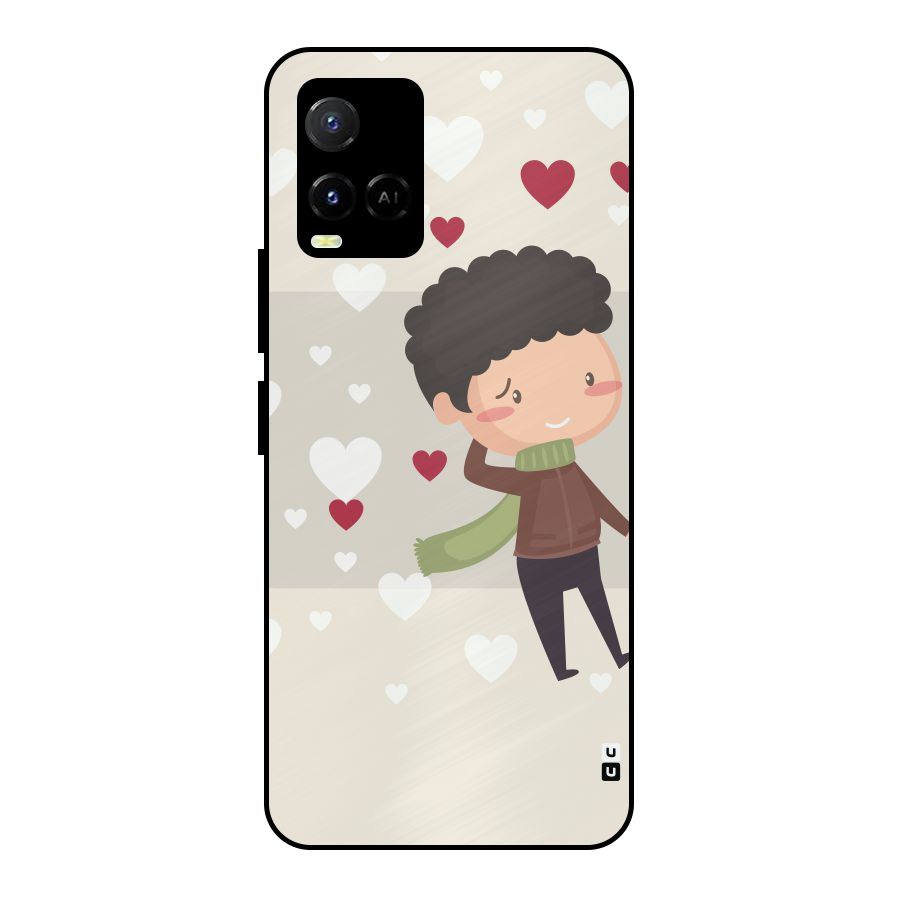 Boy in love Metal Back Case for Vivo Y21