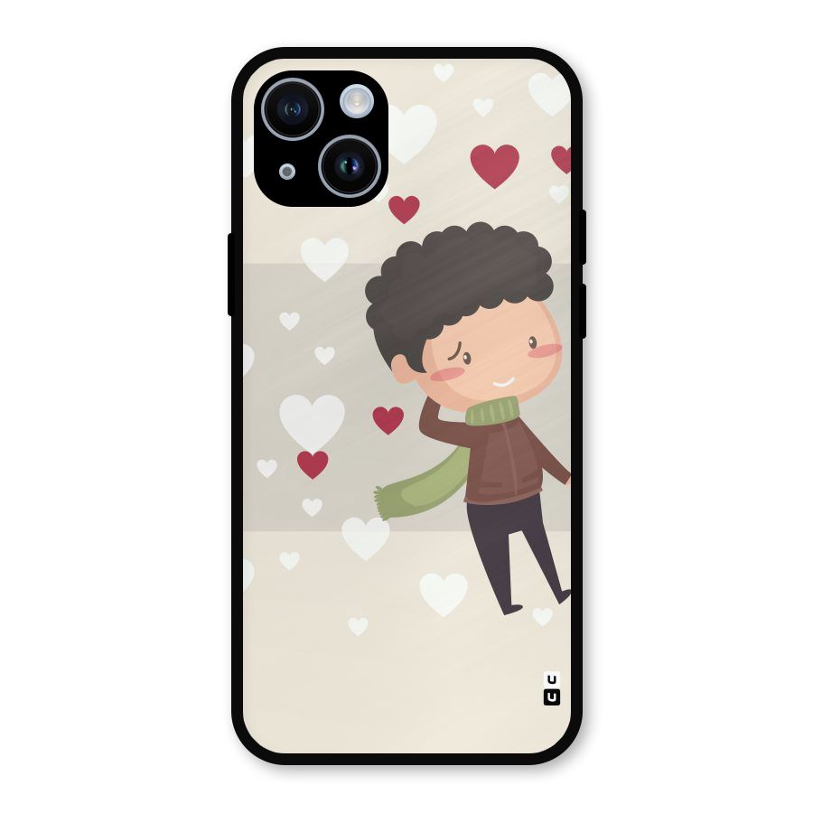 Boy in love Metal Back Case for iPhone 14