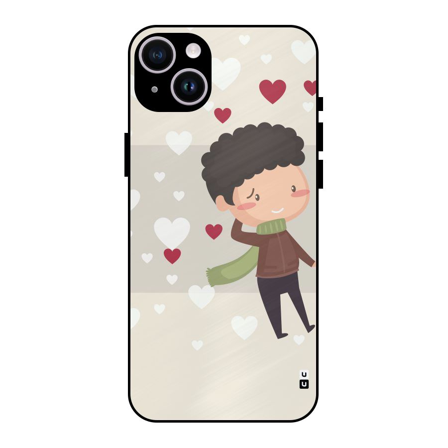 Boy in love Metal Back Case for iPhone 14 Plus