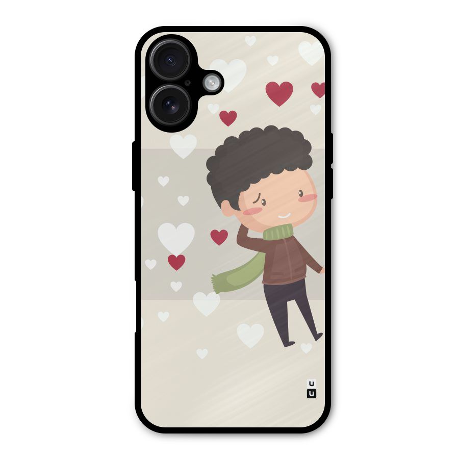 Boy in love Metal Back Case for iPhone 16 Plus
