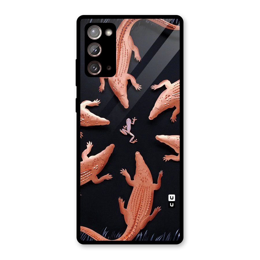 Brave Frog Glass Back Case for Galaxy Note 20