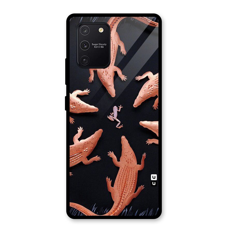 Brave Frog Glass Back Case for Galaxy S10 Lite
