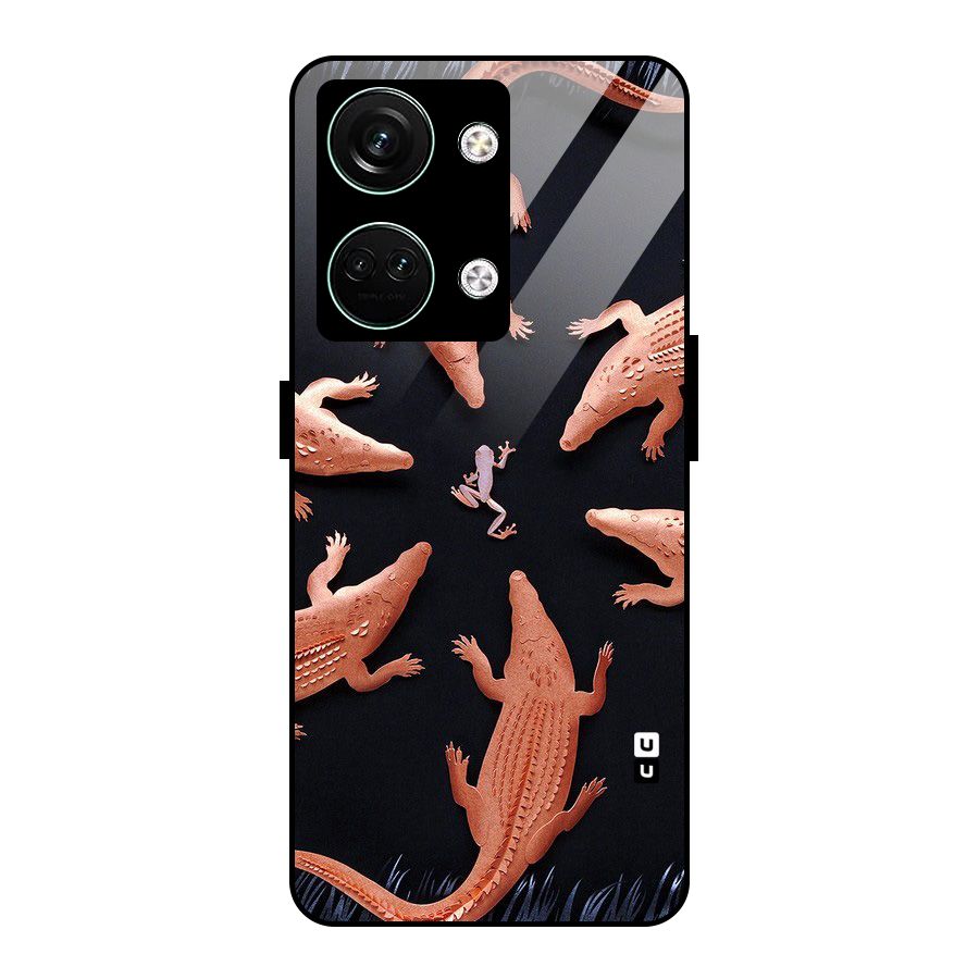Brave Frog Glass Back Case for Oneplus Nord 3