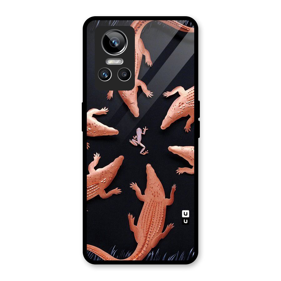 Brave Frog Glass Back Case for Realme GT Neo 3
