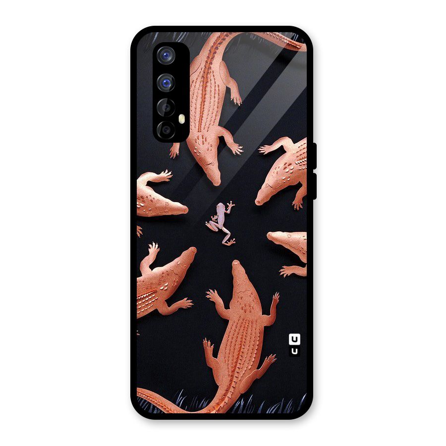 Brave Frog Glass Back Case for Realme Narzo 20 Pro