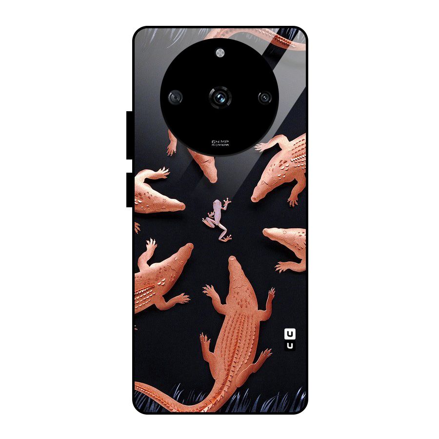 Brave Frog Glass Back Case for Realme Narzo 60 5G