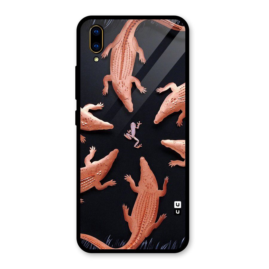 Brave Frog Glass Back Case for Vivo V11 Pro