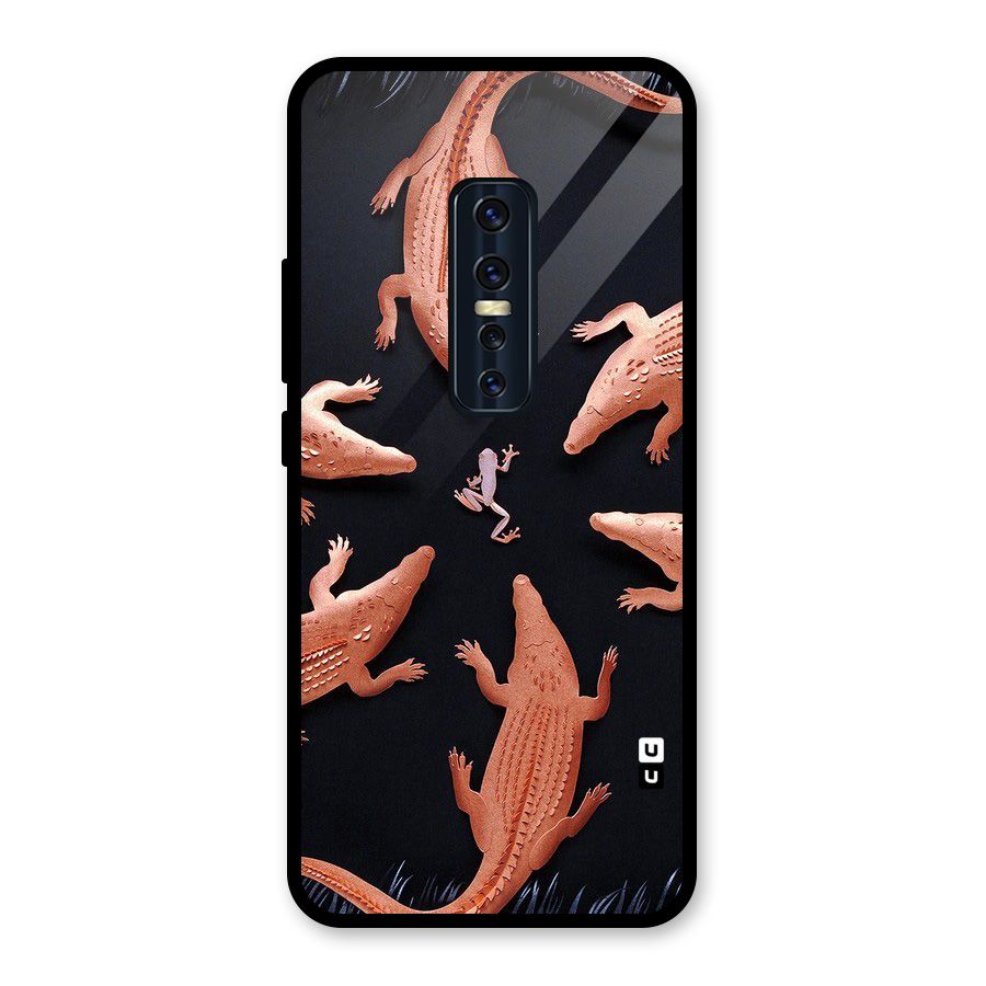 Brave Frog Glass Back Case for Vivo V17 Pro