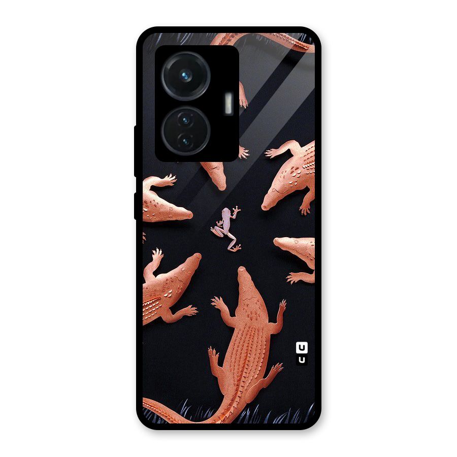 Brave Frog Glass Back Case for iQOO Z6 44W