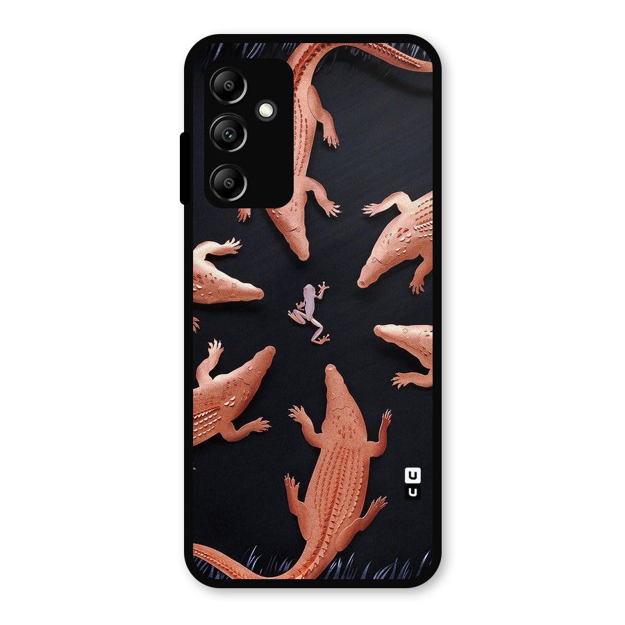 Brave Frog Metal Back Case for Galaxy A14 5G
