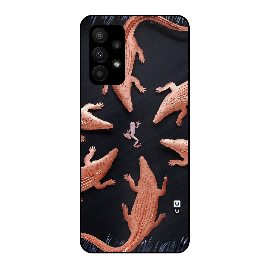 Brave Frog Metal Back Case for Galaxy A23