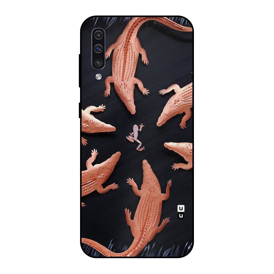 Brave Frog Metal Back Case for Galaxy A30s