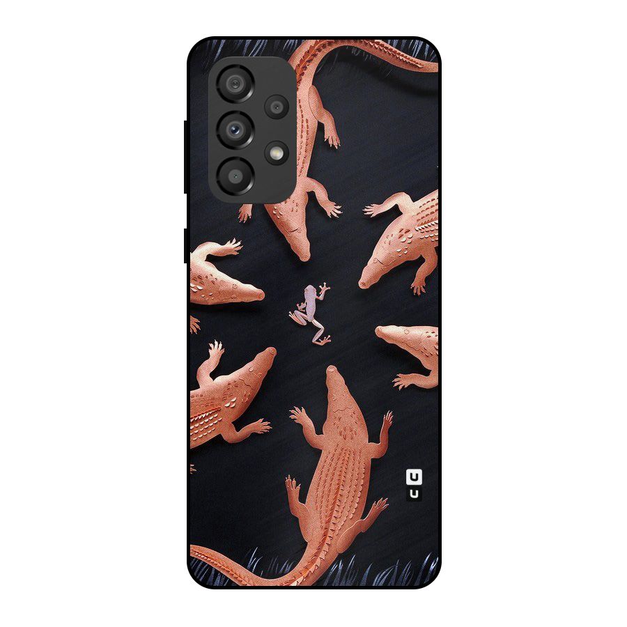 Brave Frog Metal Back Case for Galaxy A33 5G