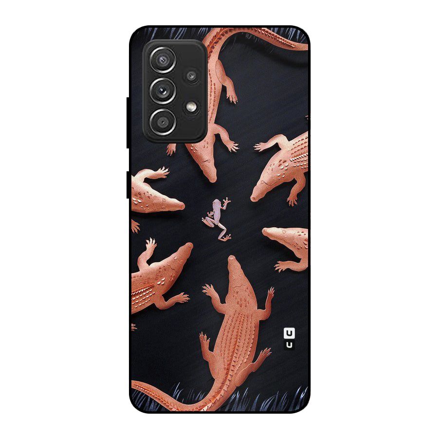 Brave Frog Metal Back Case for Galaxy A52s 5G
