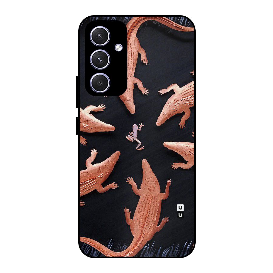 Brave Frog Metal Back Case for Galaxy A54