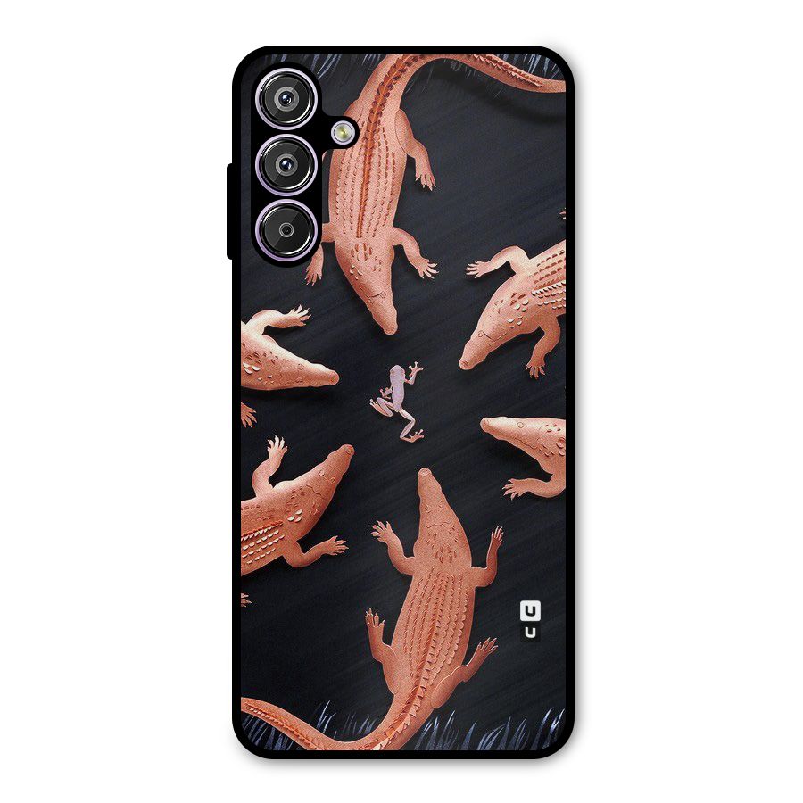 Brave Frog Metal Back Case for Galaxy F15