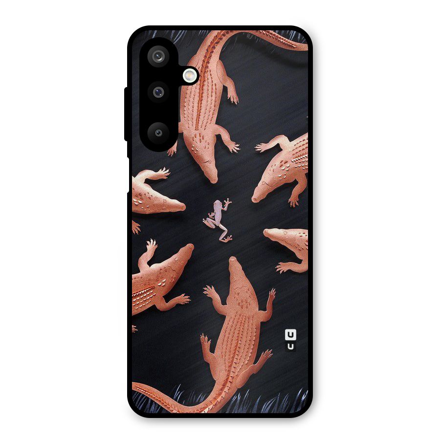 Brave Frog Metal Back Case for Galaxy M16