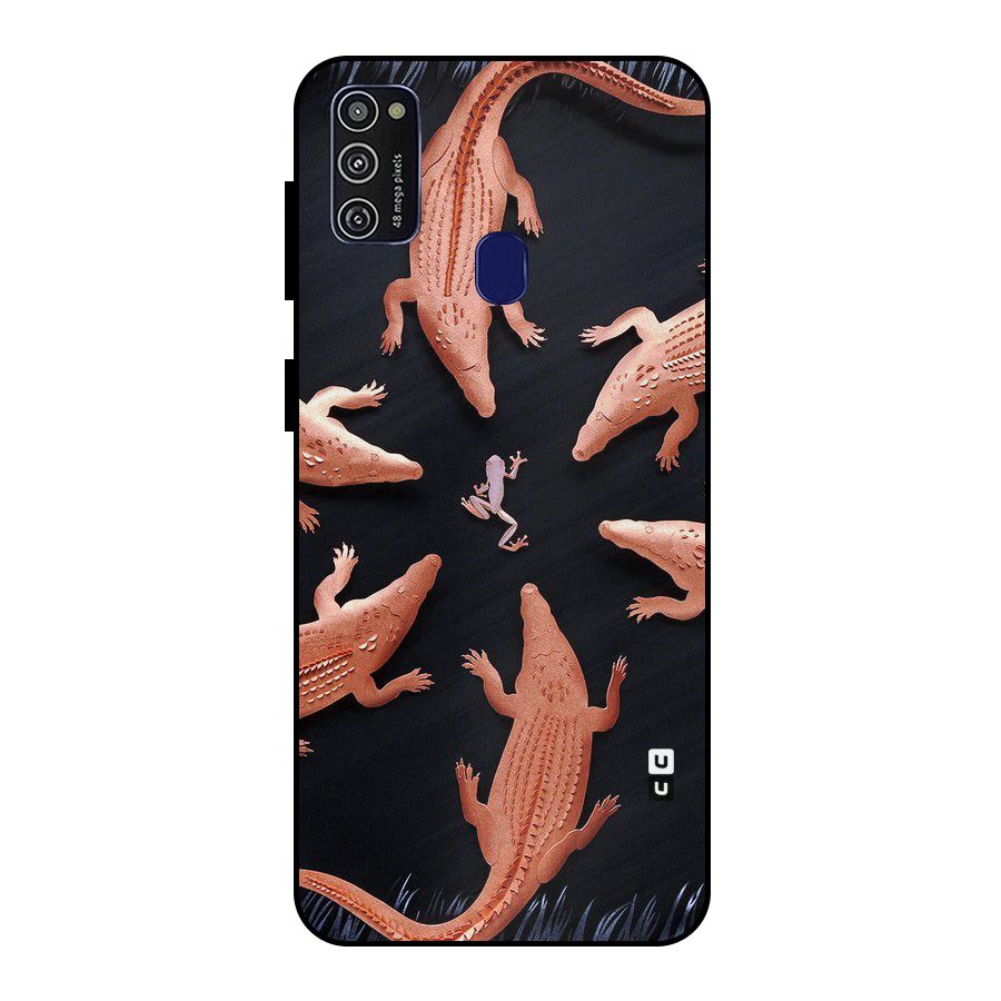 Brave Frog Metal Back Case for Galaxy M30s