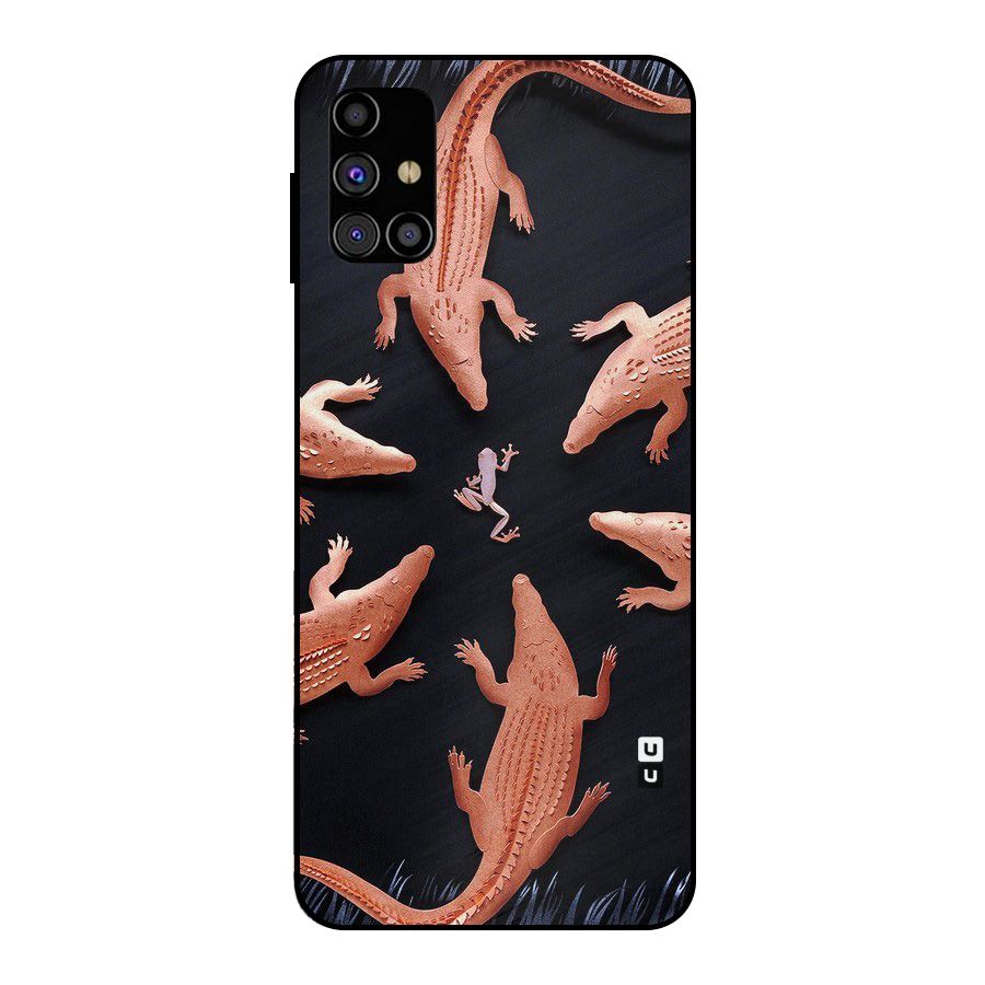 Brave Frog Metal Back Case for Galaxy M31s