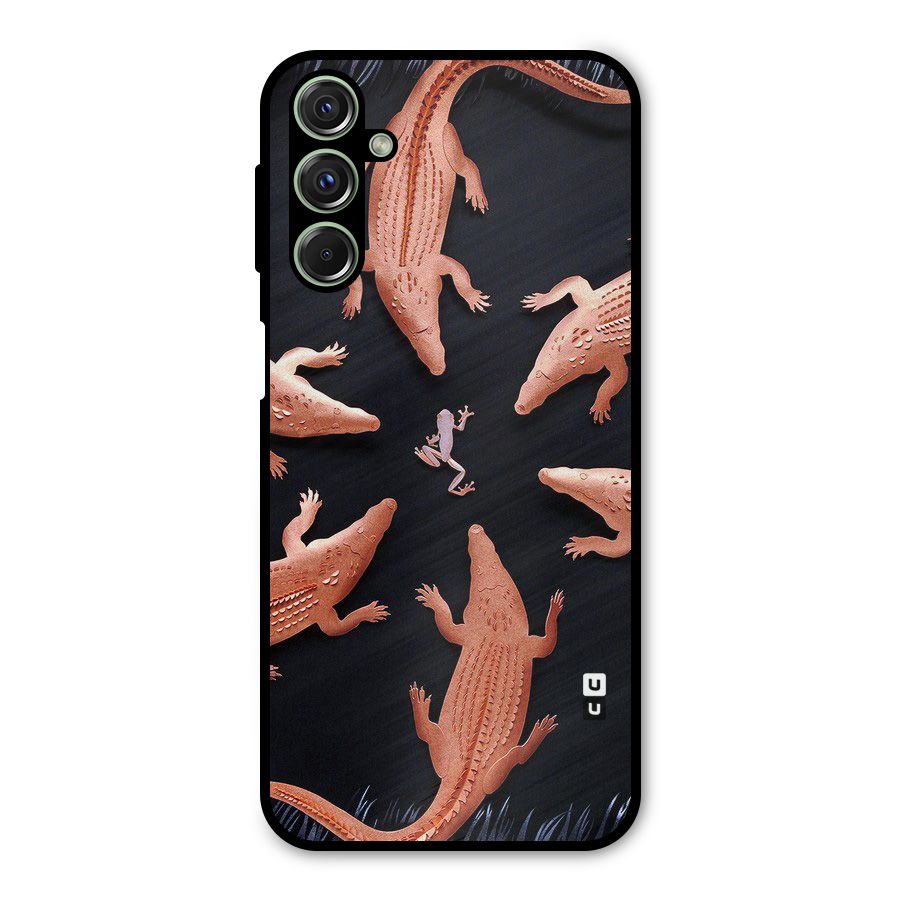 Brave Frog Metal Back Case for Galaxy M34