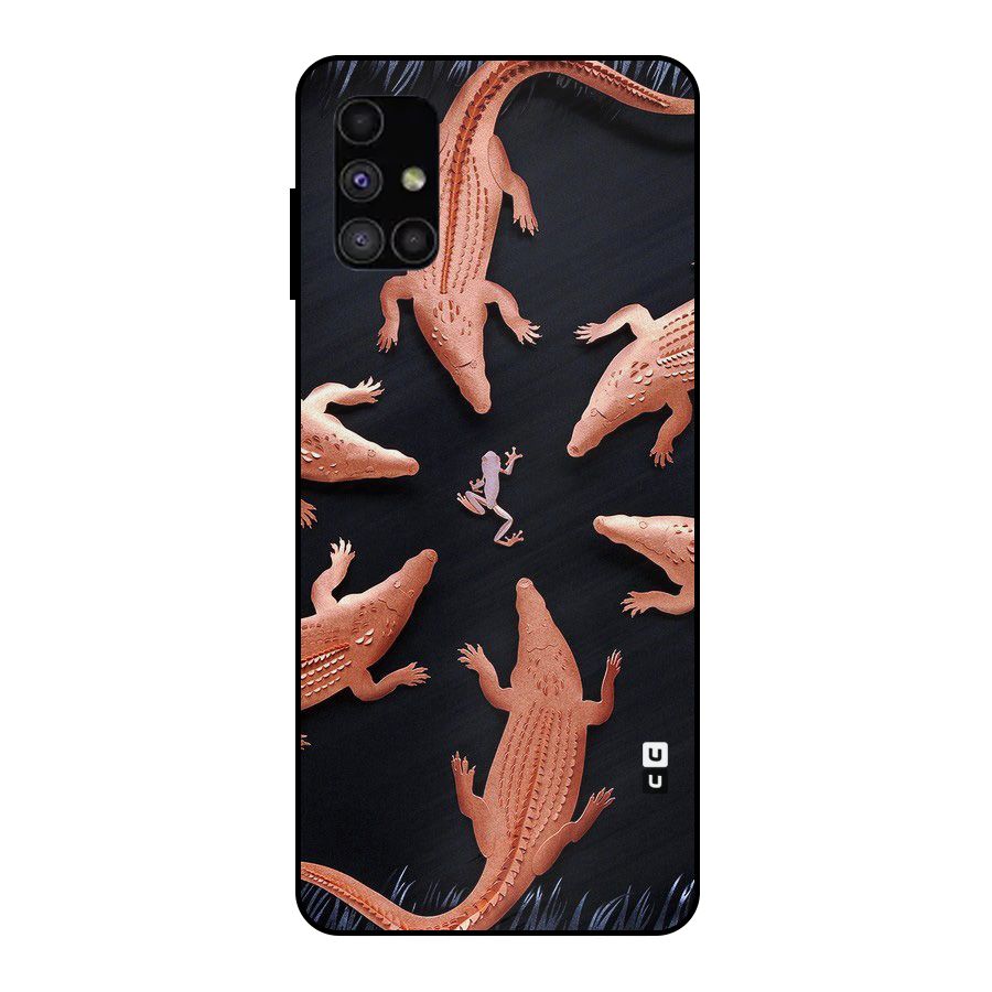 Brave Frog Metal Back Case for Galaxy M51
