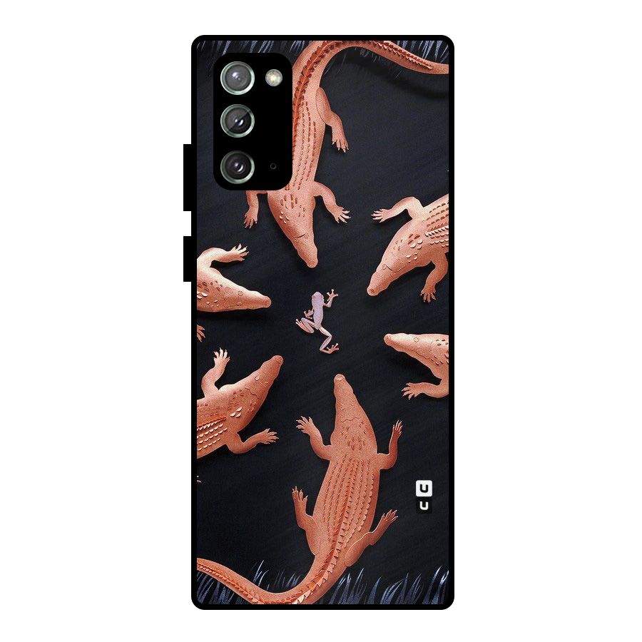 Brave Frog Metal Back Case for Galaxy Note 20