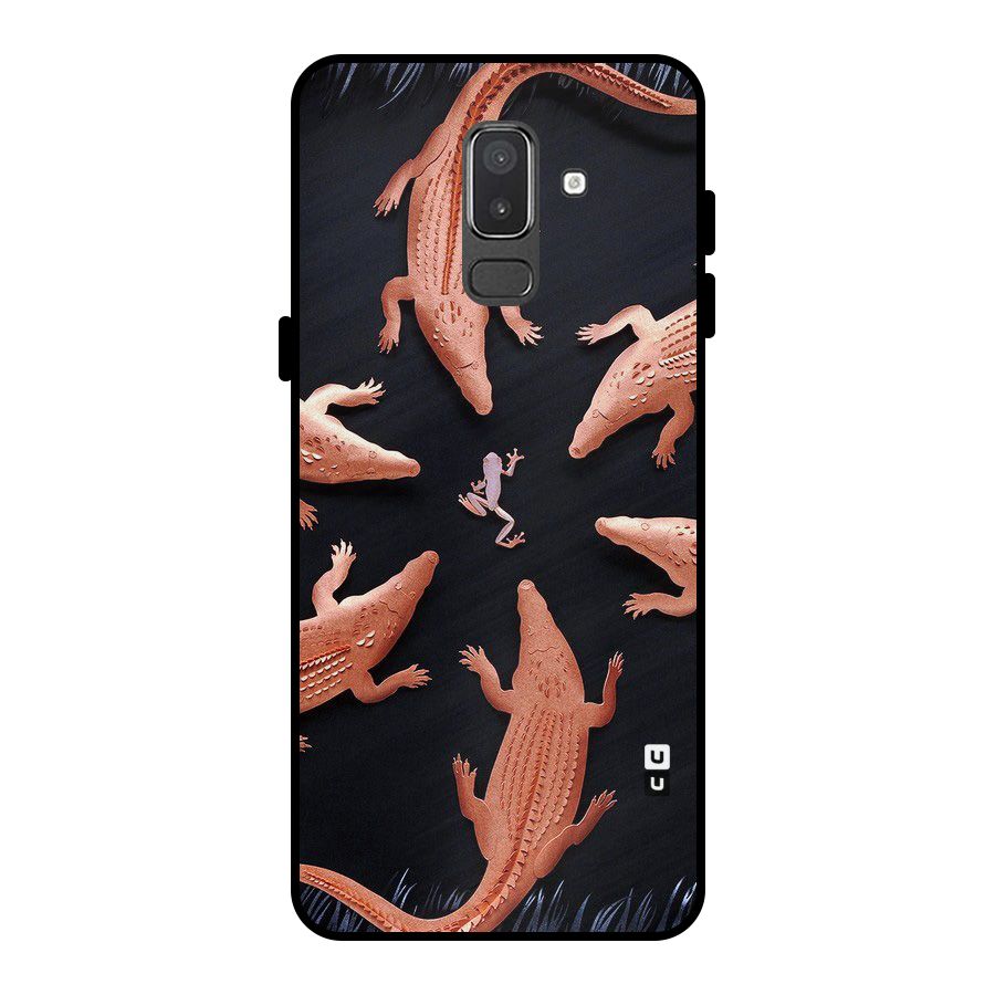 Brave Frog Metal Back Case for Galaxy On8 (2018)
