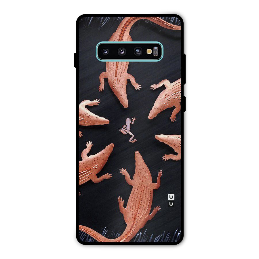 Brave Frog Metal Back Case for Galaxy S10 Plus
