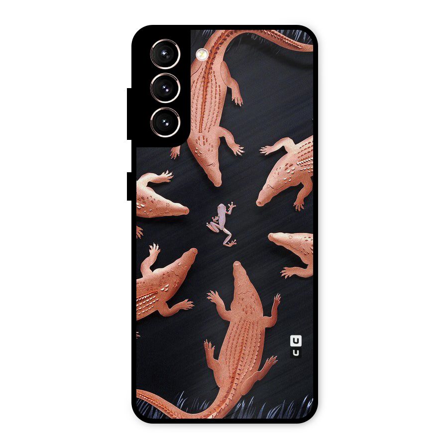 Brave Frog Metal Back Case for Galaxy S21 5G