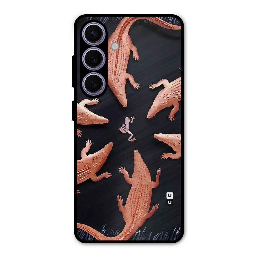 Brave Frog Metal Back Case for Galaxy S24