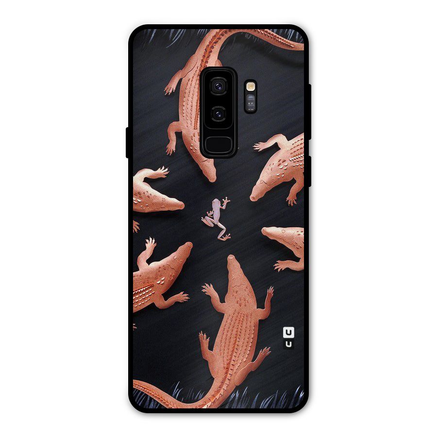Brave Frog Metal Back Case for Galaxy S9 Plus