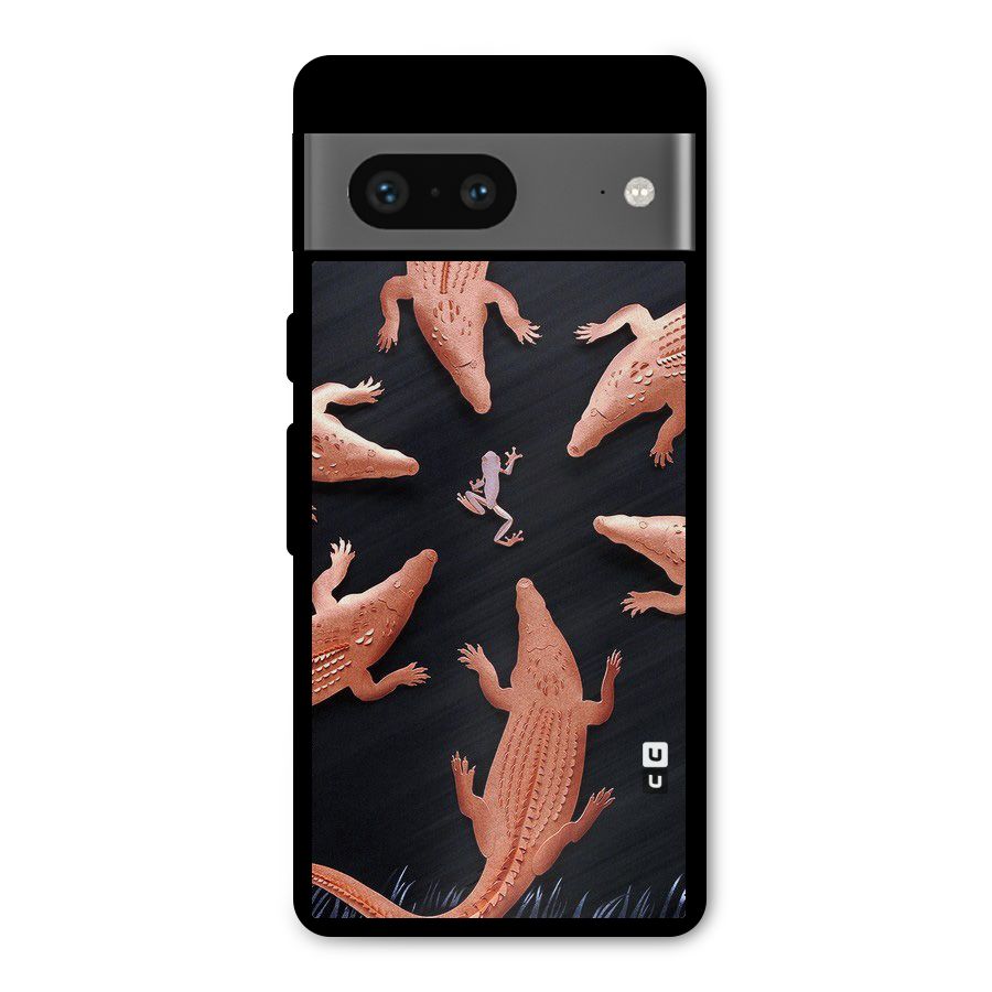 Brave Frog Metal Back Case for Google Pixel 7