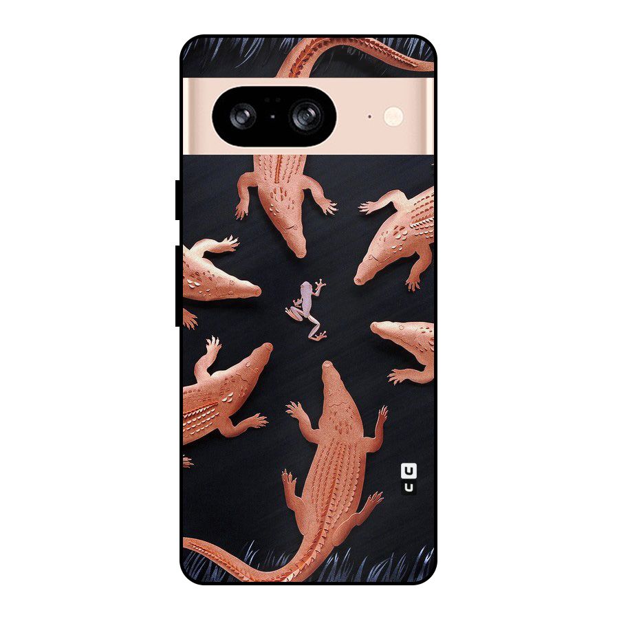 Brave Frog Metal Back Case for Google Pixel 8