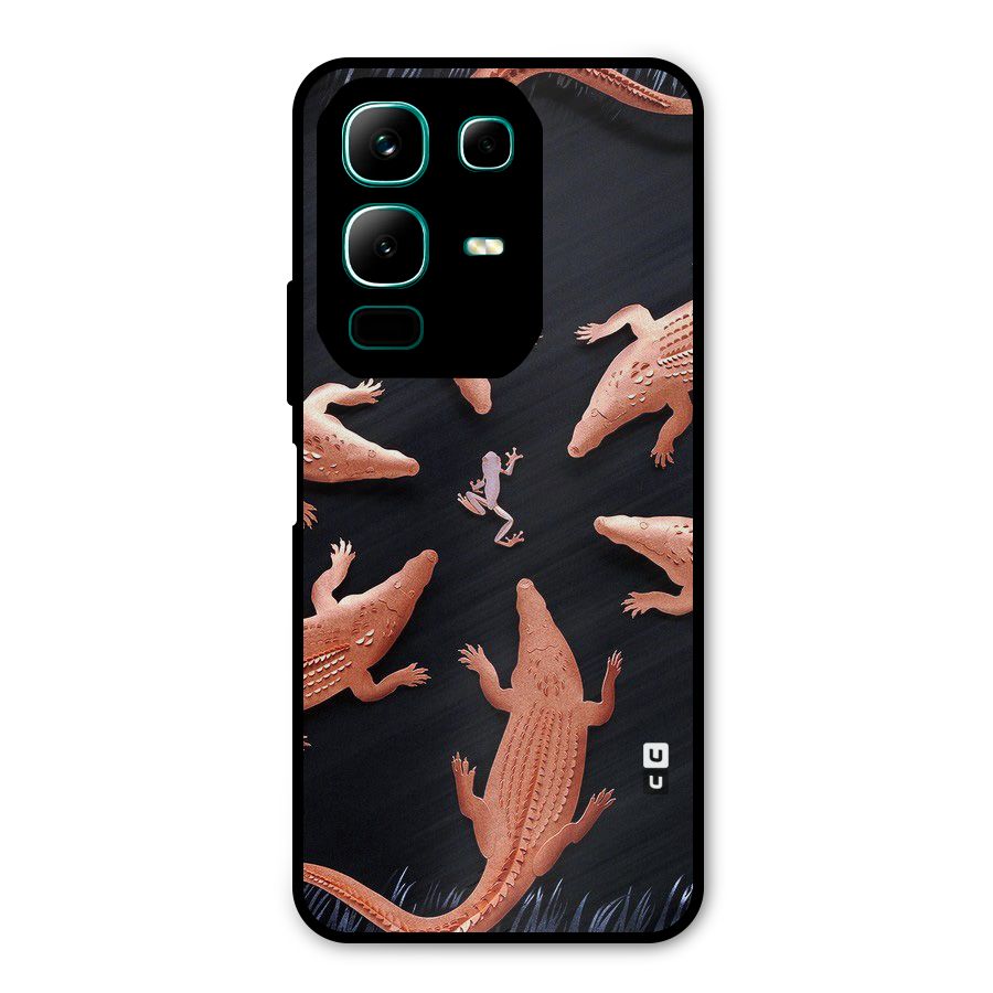 Brave Frog Metal Back Case for Infinix Note 50x