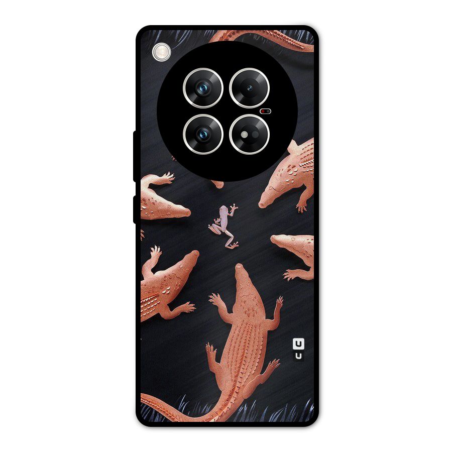 Brave Frog Metal Back Case for Infinix Zero 40 5G