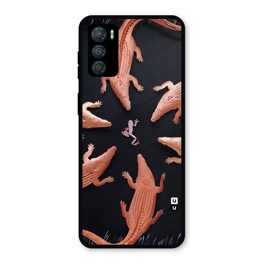 Brave Frog Metal Back Case for Moto G42