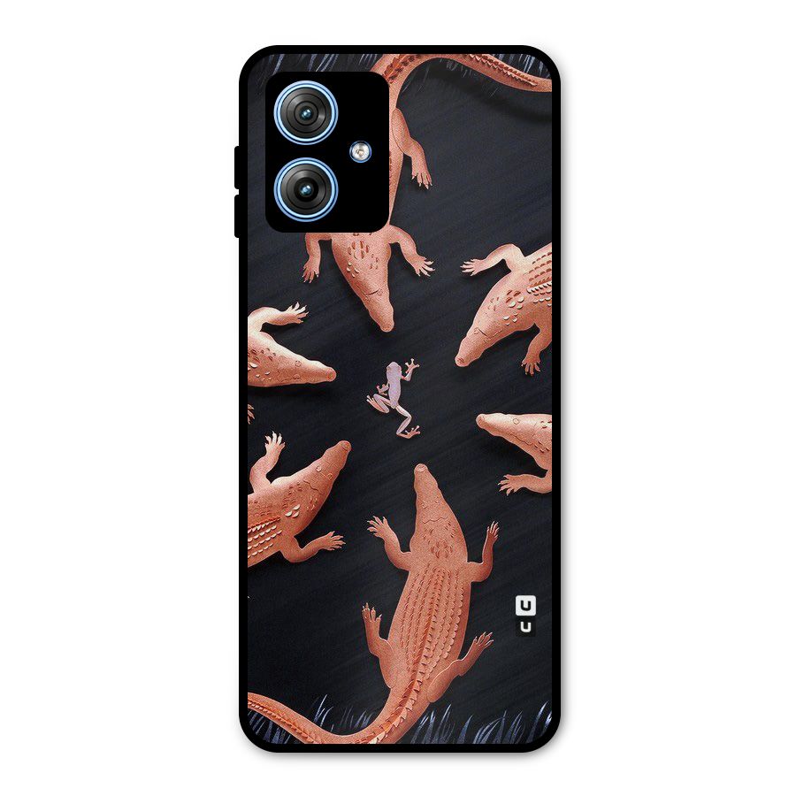 Brave Frog Metal Back Case for Moto G54