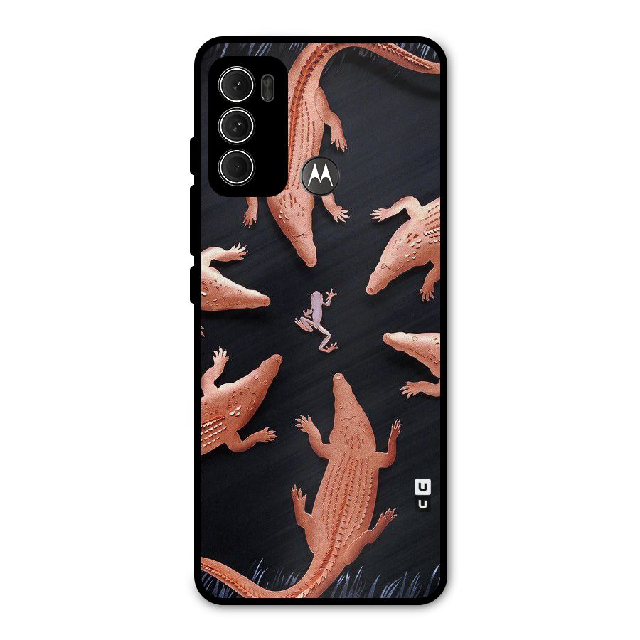 Brave Frog Metal Back Case for Moto G60