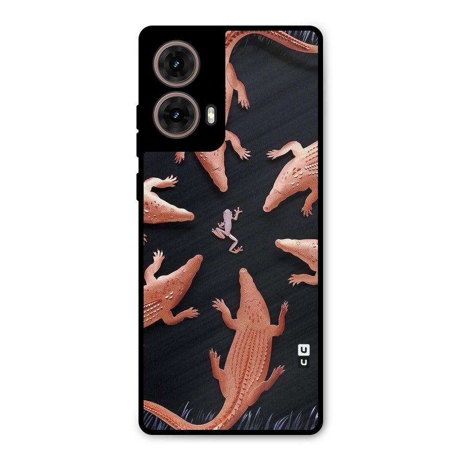 Brave Frog Metal Back Case for Moto G85