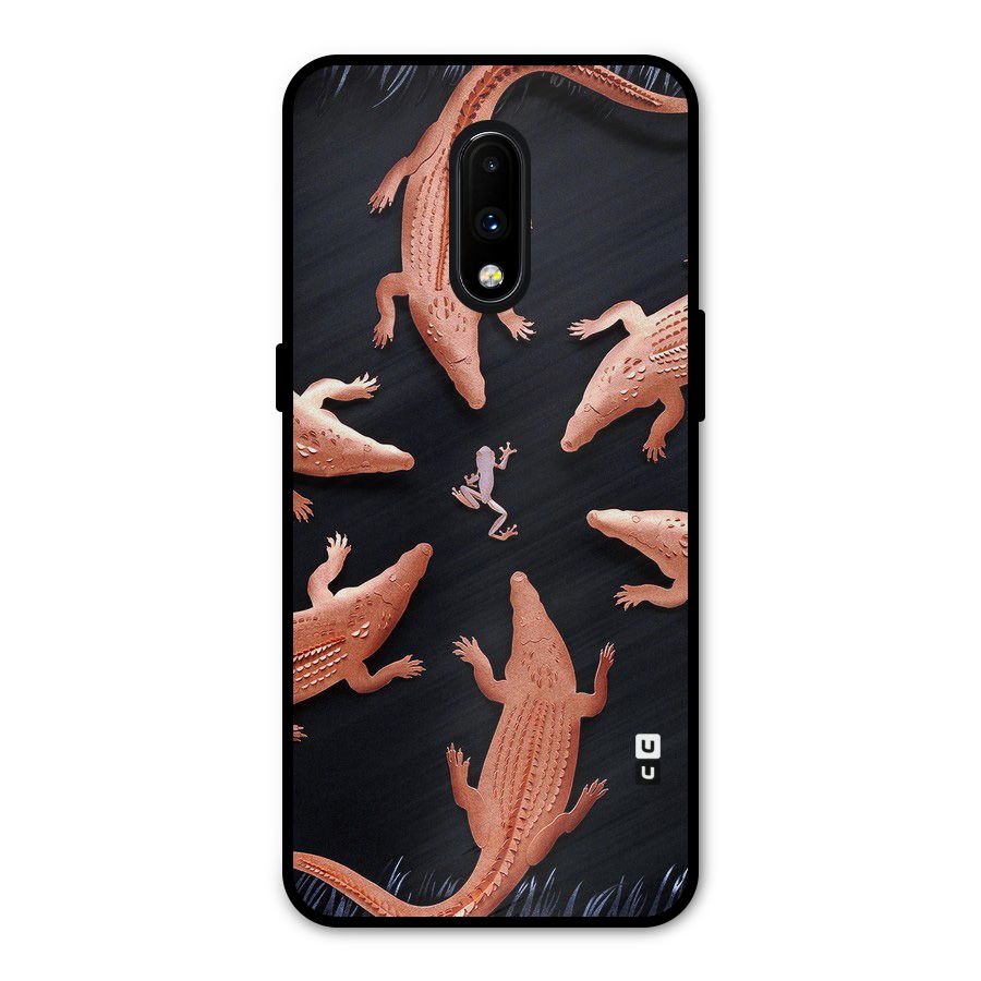 Brave Frog Metal Back Case for OnePlus 7
