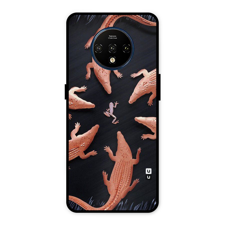 Brave Frog Metal Back Case for OnePlus 7T