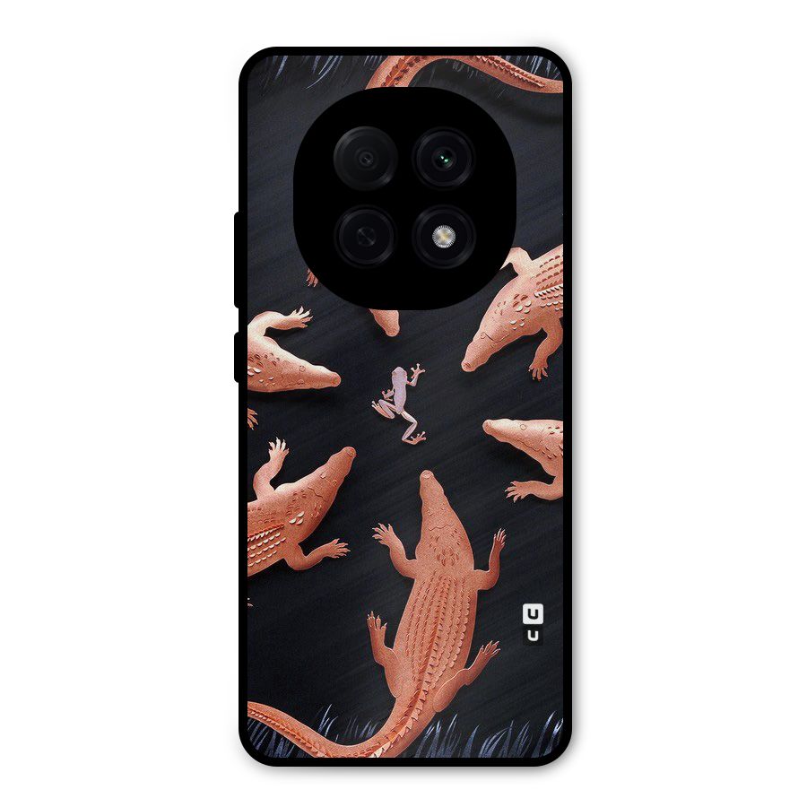 Brave Frog Metal Back Case for Oppo F29 Pro