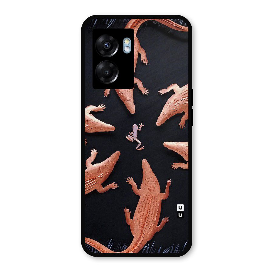 Brave Frog Metal Back Case for Oppo K10 (5G)