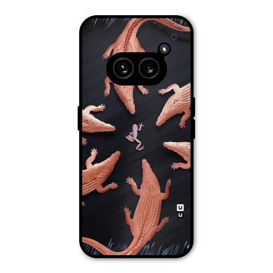 Brave Frog Metal Back Case for Nothing Phone 2a