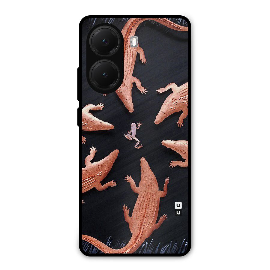 Brave Frog Metal Back Case for Poco X7 Pro