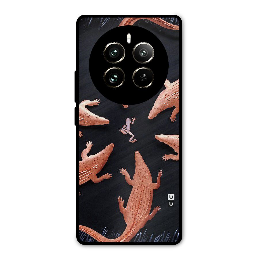 Brave Frog Metal Back Case for Realme 12 Pro
