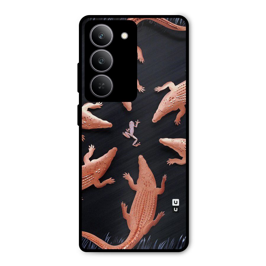 Brave Frog Metal Back Case for Realme 14x